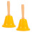5Pièces Cloche Main Décorative Métal Bois Polyvalente 3