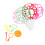 2Sets Kids Bubble Blower Wand Plastic Bubble Tool Assorted Colors 2