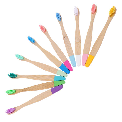 20Pièces Bambou Douces Enfants Pour Hygiène Bucco- 1
