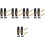 10Ensembles Ensemble Embouts Saxophone Alto Noir Ligature Anches Et Capot 6