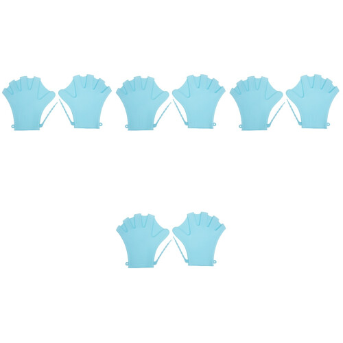 4Paires Natation Silicone Ajustables Accessoires 2