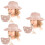 3Pièces Ensemble Chapeau Et Sac Rose Décor Été 7