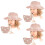 3Pièces Ensemble Chapeau Et Sac Rose Décor Été 6