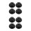 8Ensembles Crochets Support Filet Et Auto Noir Solide Et Moderne 4