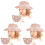 3Pièces Ensemble Chapeau Et Sac Rose Décor Été 2