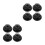 8Ensembles Crochets Support Filet Et Auto Noir Solide Et Moderne 7