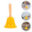 5Pièces Cloche Main Décorative Métal Bois Polyvalente 10