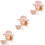 3Pièces Ensemble Chapeau Et Sac Rose Décor Été 5