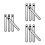 12Pcs White LED Horse Leg Straps Durable Gear 9