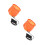 2Pièces Seau Camping Eva Orange Pliant Pour Appâts 7
