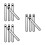 12Pcs White LED Horse Leg Straps Durable Gear 7