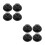 8Ensembles Crochets Support Filet Et Auto Noir Solide Et Moderne 5
