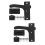2Pièces De Porte Écran Rv Simple En Métal Noir 8