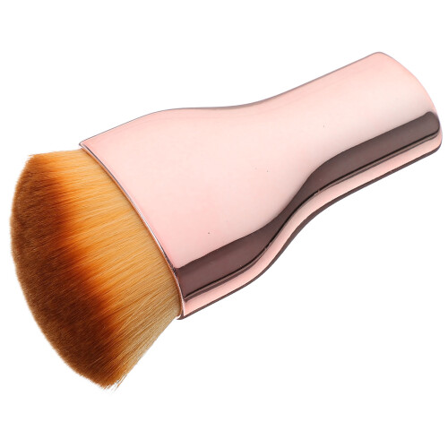 4Pcs Lightweight Nylon Makeup Foundation Brushes Rose Gold Portable 1