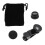 4Ensembles Lentilles Smartphone Macro Fisheye Noir Polyvalent 11