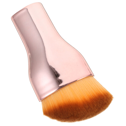 4Pcs Lightweight Nylon Makeup Foundation Brushes Rose Gold Portable 2