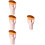 4Pcs Lightweight Nylon Makeup Foundation Brushes Rose Gold Portable 8