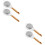 4Pcs Fine Mesh Kitchen Strainer Spoon for Home Use with Wood Handle 5