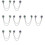 8Pièces Clips Broches Créatifs En Pour Écharpe Et Vêtements 7