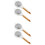 4Pcs Fine Mesh Kitchen Strainer Spoon for Home Use with Wood Handle 4