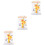 3Pcs Growth Chart for Kids Hanging Wall Decor with Lanyard 6