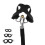 Hamstergeschirr und Leine Set, Kunstleder, weich, 3