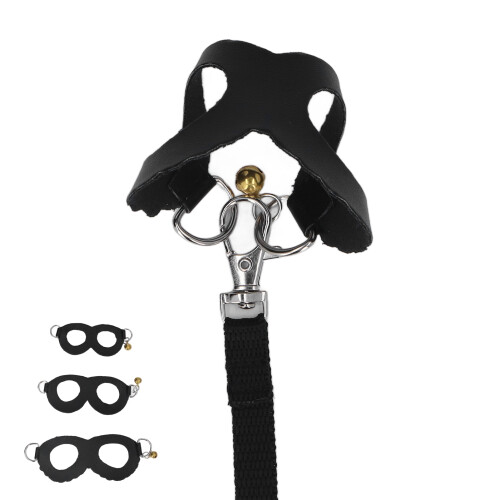 Hamstergeschirr und Leine Set, Kunstleder, weich, 2
