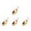 4Pcs Durable Brass Mini Wood Planers Hand Tool for Violin Making 7