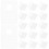 2500Pcs Transparent Adhesive Hanging Tags PVC Display Tabs 1