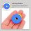 5Pcs ABS Drum Parts Quick-Set Cymbal Nuts Durable Multi-Color Kit 7