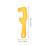 8Pcs High-Strength Plastic Barrel Lid Opener Lightweight Orange Tool 10