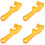 8Pcs High-Strength Plastic Barrel Lid Opener Lightweight Orange Tool 6