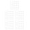 2500Pcs Transparent Adhesive Hanging Tags PVC Display Tabs 10