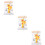 3Pcs Growth Chart for Kids Hanging Wall Decor with Lanyard 9