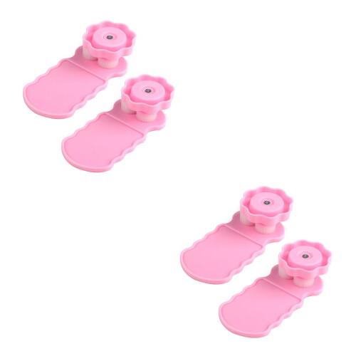 4Pcs Pink Manual Paper Quilling Tool Plastic for DIY Art 2
