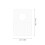 2500Pcs Transparent Adhesive Hanging Tags PVC Display Tabs 2