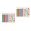 4Pcs Assorted Color Alphabet Numbers Posters Paper for School 3
