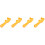 8Pcs High-Strength Plastic Barrel Lid Opener Lightweight Orange Tool 5