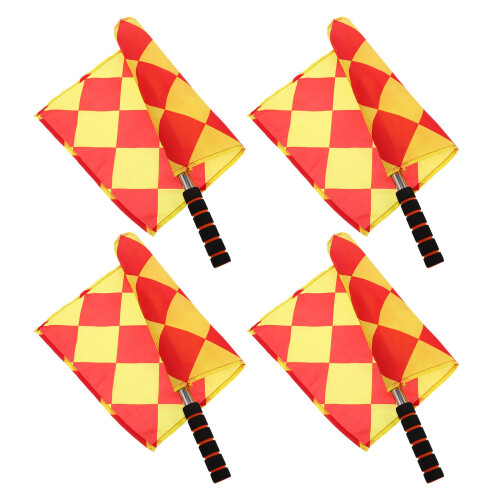 12Pcs Football Assistant Referee Flags Durable Lightweight 2