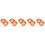10Pcs Hard Hat Sun Shade Orange Visor Neck Protection for Construction 10