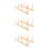 3Pcs Versatile Wooden Thread Spool Holder Rack for Sewing and Braiding 8