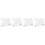 4Sets Transparent Desktop Acrylic Dry Erase Whiteboard for Office 6
