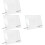 4Sets Transparent Desktop Acrylic Dry Erase Whiteboard for Office 3