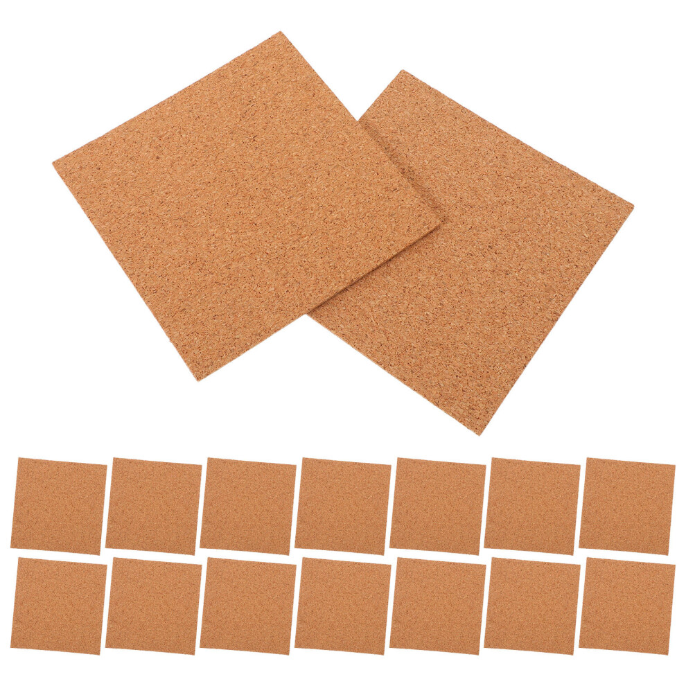20Pcs Self Adhesive Glass Table Top Bumpers 4 X 4 Inch Cork Squares 3612459312169