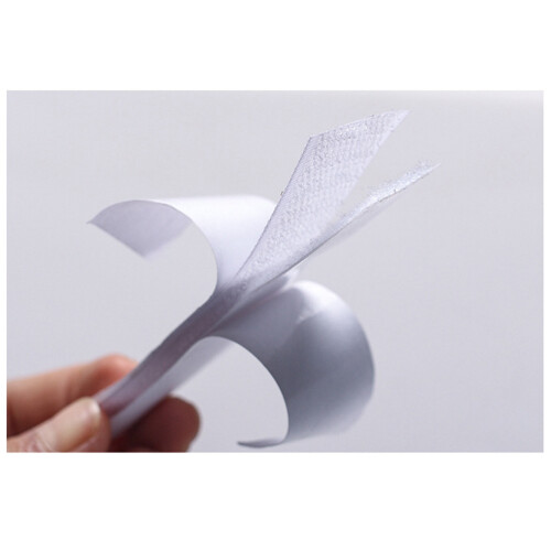 40Pcs Self Adhesive Hook Loop Tape White for Classroom Carpet Markers