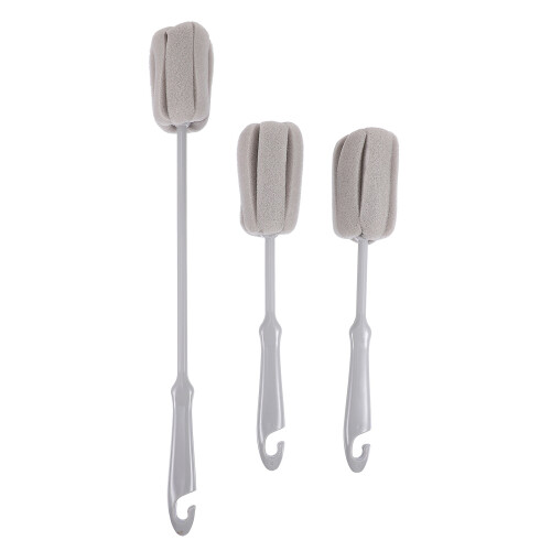 6Pièces Brosse À Éponge Long Pour Récipients 1