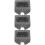3Pcs DIY Graphite Metal Casting Molds Black Resistant Material 10