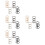 16Pcs Practical Metal Binder Rings Assorted for Scrapbook Loose Leaf 8