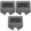 3Pcs DIY Graphite Metal Casting Molds Black Resistant Material 5