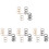 16Pcs Practical Metal Binder Rings Assorted for Scrapbook Loose Leaf 3